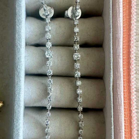 Ring Concierge Graduated Diamond Drop Earrings